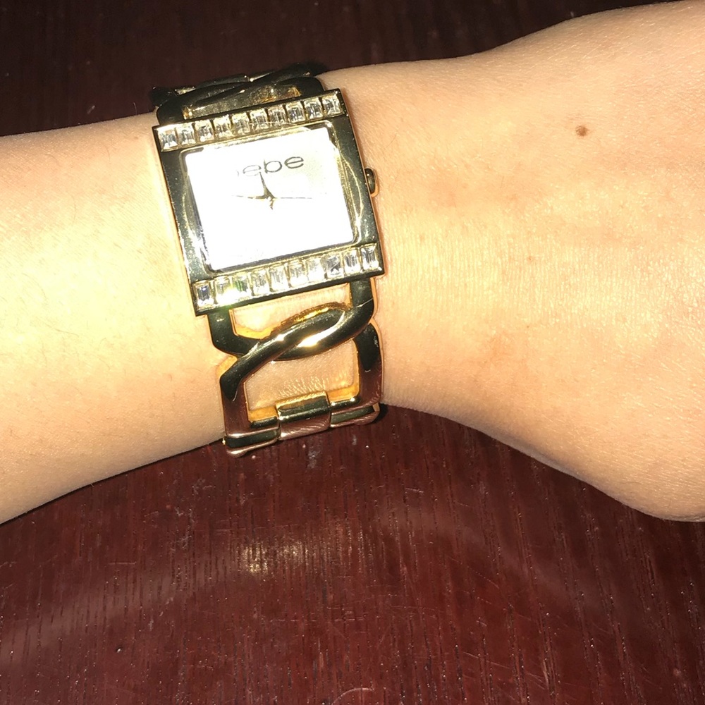 BeBe watch gold color